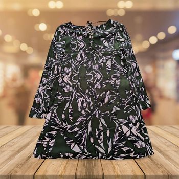 Robe Tunique Fluide FRNCH - Imprimé Tropical / Feuillage