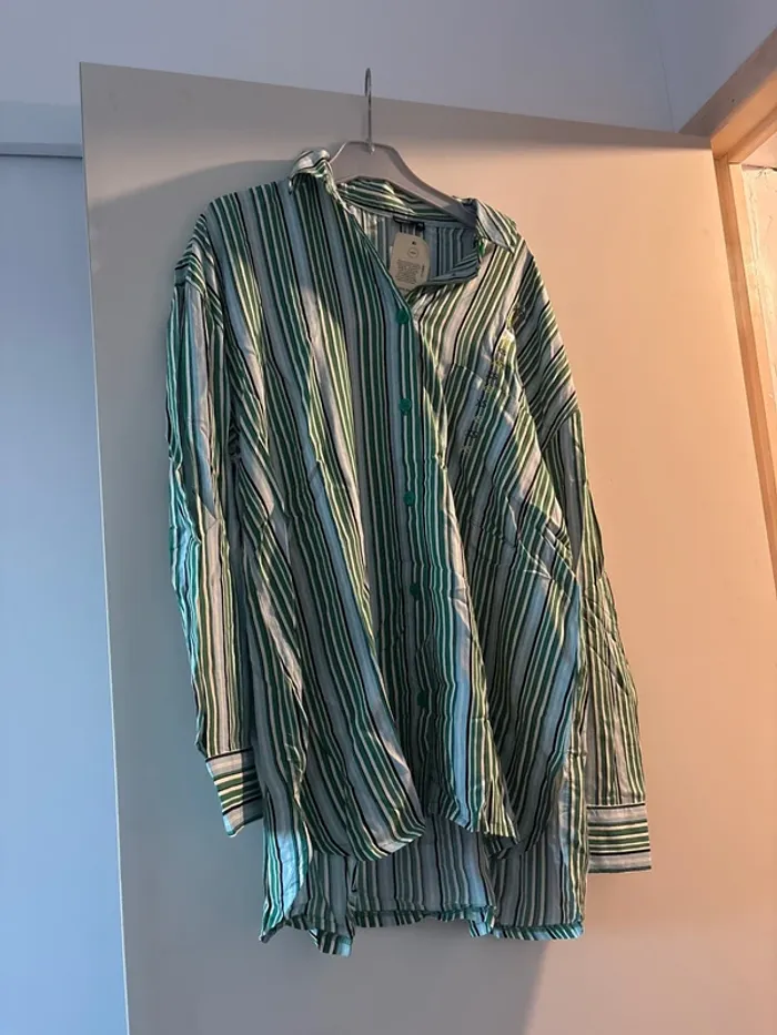 Chemise vert undiz homewear