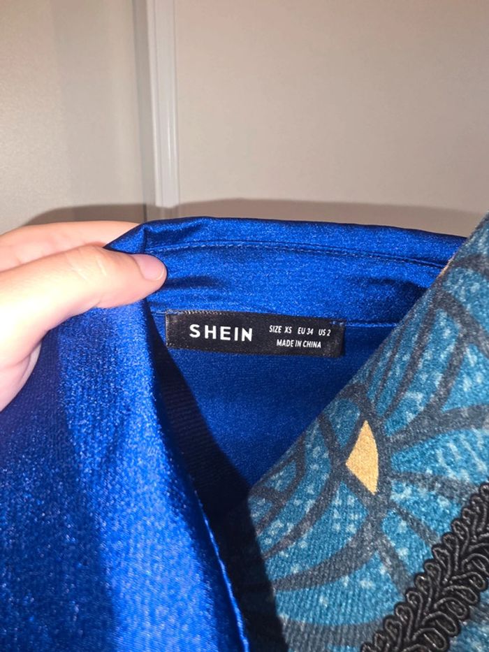 Chemise bleu femme shein - photo numéro 3