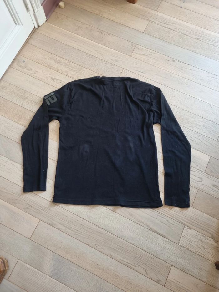 Tee-shirt manches longues noir XL homme - photo numéro 5