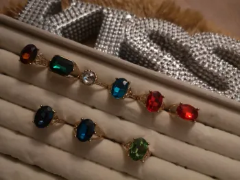 Lot de 9 bague