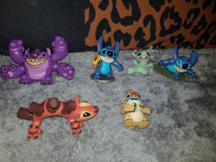 Lot figurines Disneyland Alien action Playset expérience Lilo et Stitch Kixx Reuben Yang Poxy - photo numéro 3
