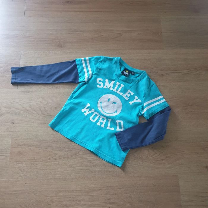 💚 Tee-shirt ML 6 ans Smiley #emyfleury_6ansgarçon