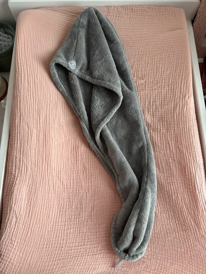 Serviette turban pour les cheveux - photo numéro 2