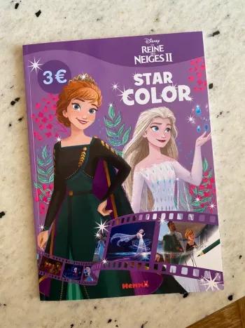 Cahier de coloriage La reine des neiges 2