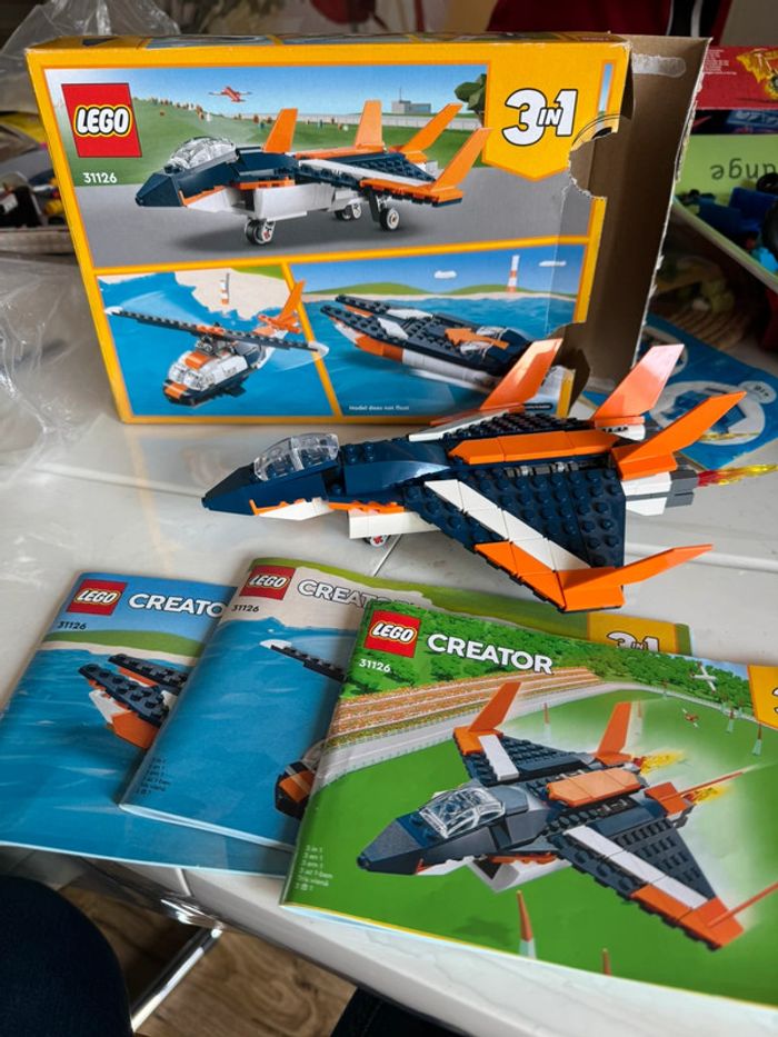 LEGO Creator 3in1 Supersonic-Jet 31126
