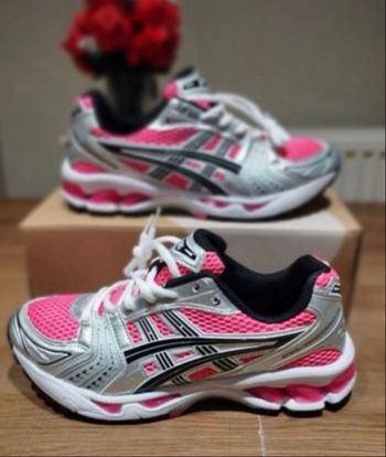 Asics kayano 14 rose gris 37