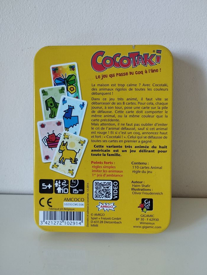 Jeu de cartes Cocotaki Gigamic - photo numéro 3
