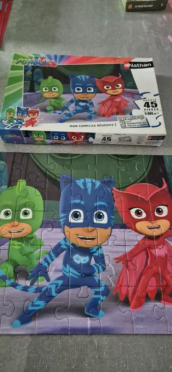 Puzzle pjmasks 45 pièces nathan