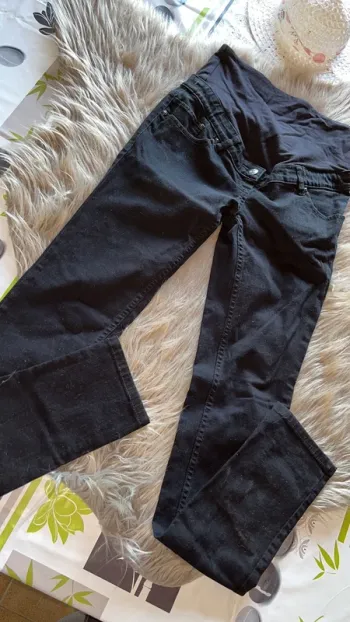 Jeans noir grossesse Colline taille 34