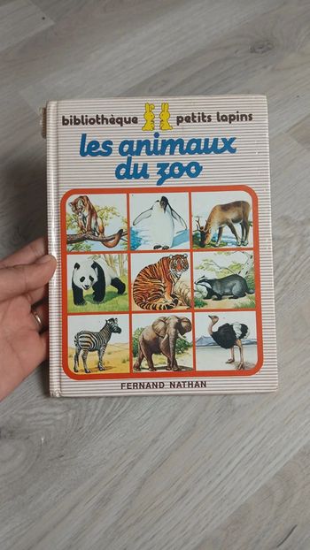 Livre animaux du zoo