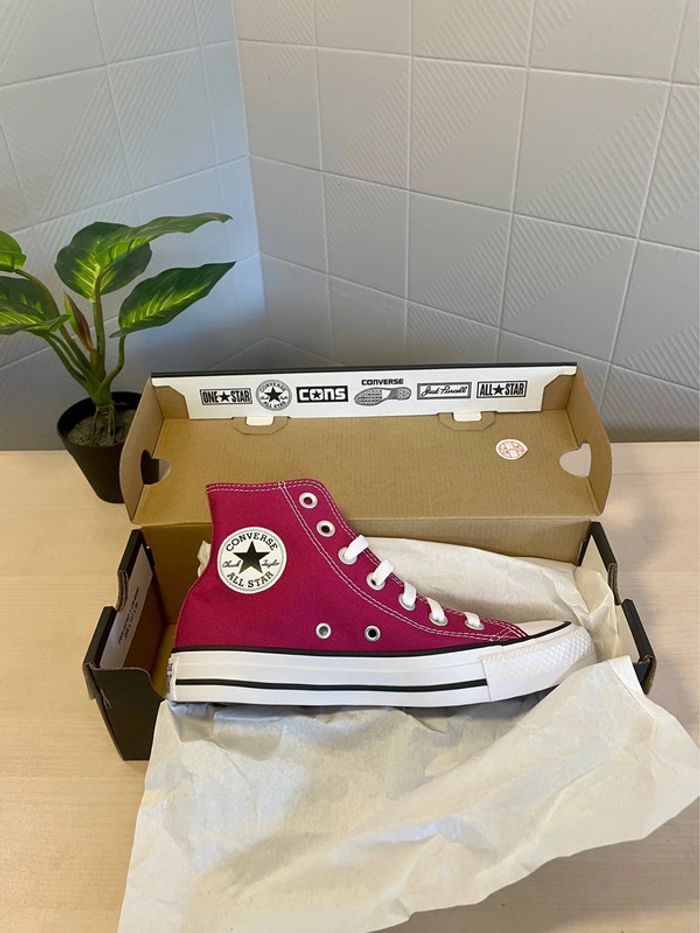 Converse Chuck Taylor glow purple / Bordeaux - photo numéro 11