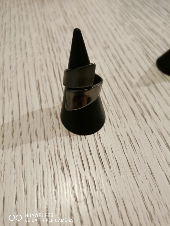 Bague grise anthracite