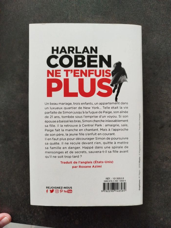 Ne t'enfuis plus Harlan Coben - photo numéro 2