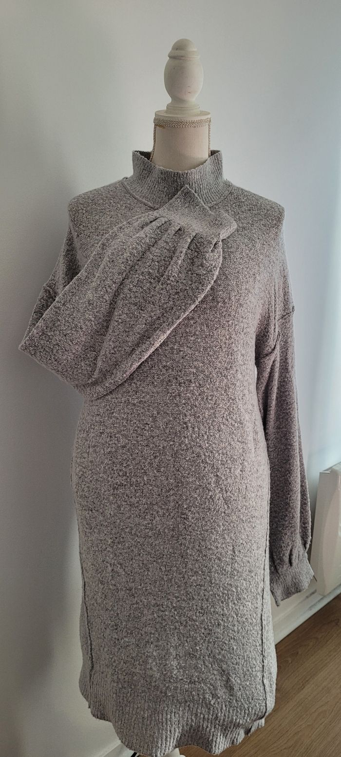 Robe pull grise - photo numéro 2