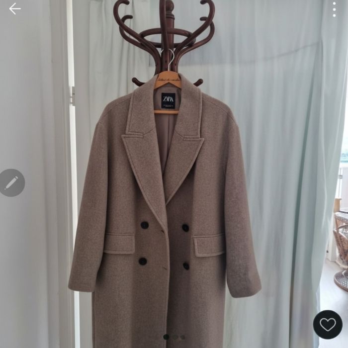 Manteau oversize camel – Zara –