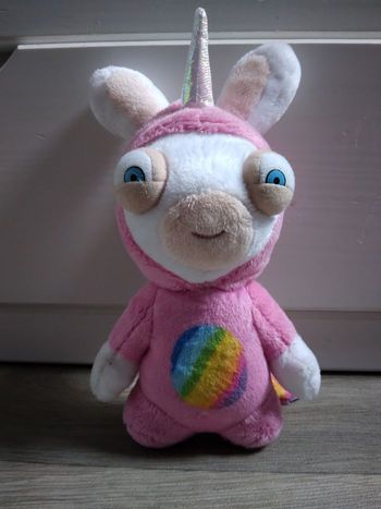 Peluche lapin crétins licorne neuf