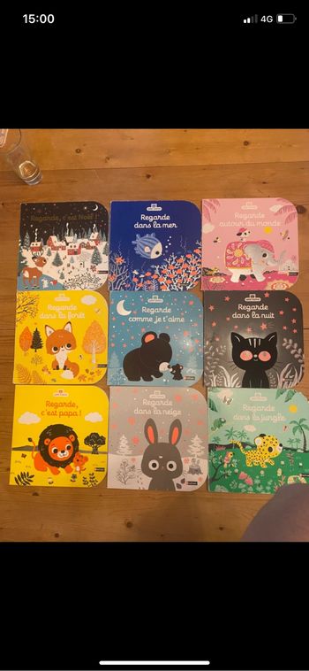 Lot de 9 livres « Regarde » Petit Nathan
