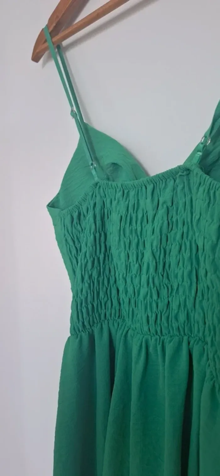 🌿 Robe verte courte estivale –  neuve - boutique indépendante - photo numéro 6