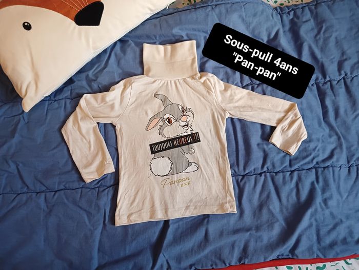 Sous-pull 4ans "Pan-Pan" Mixte