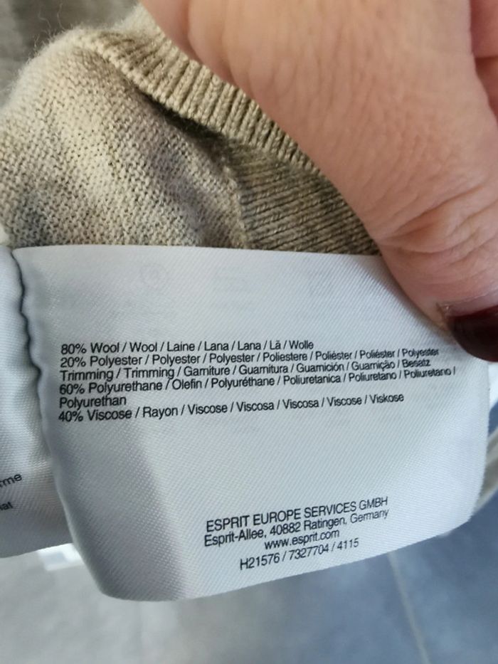 Pull léger beige chiné - photo numéro 4