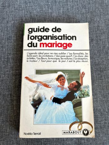 Livre Guide de l’organisation du mariage