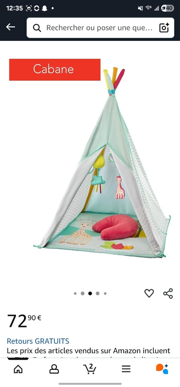 Tipi Sophie la girafe - photo numéro 4
