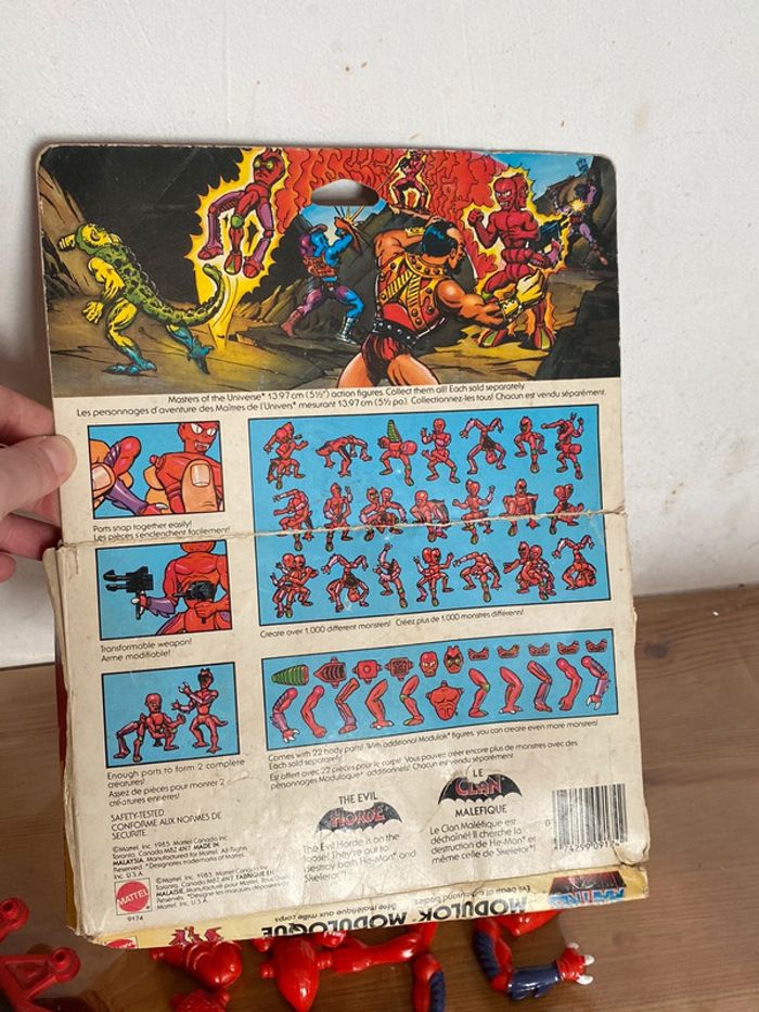 boîte avec MOTU Modulok maîtres de l’univers He-man Masters of the Universe mattel - photo numéro 5