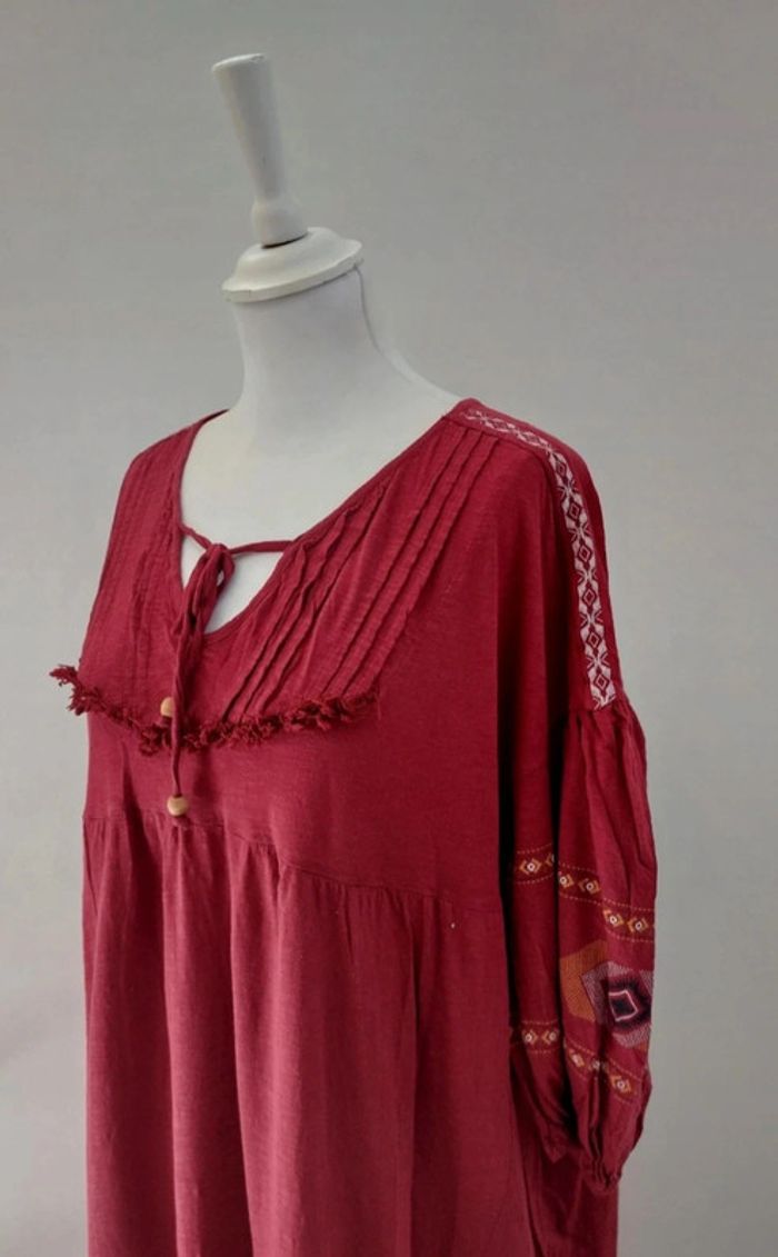 Robe longue en coton ample esprit bohème taille 42-44 - photo numéro 4