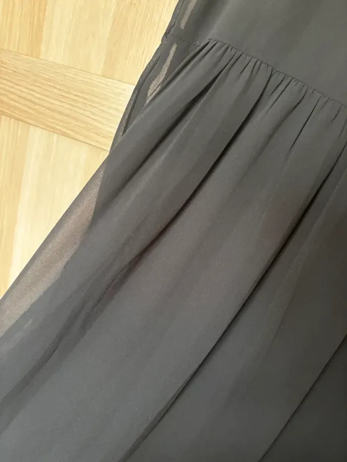 Robe voile noir dentelle KIABI t.44 - photo numéro 4