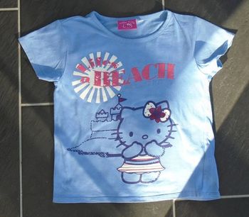 Joli tee-shirt fille Hello Kitty 5-6 ans