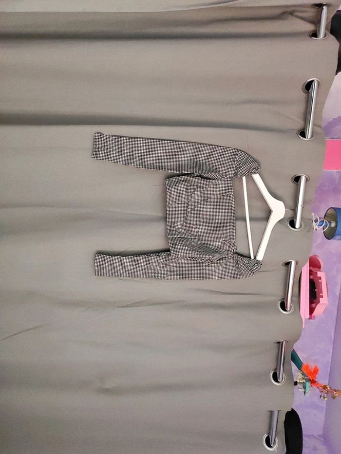 Croc top a carreaux