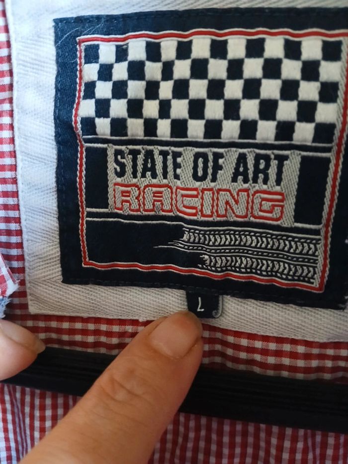 🍍 Chemise à carreaux homme Statère Of Art Racing taille L - photo numéro 6