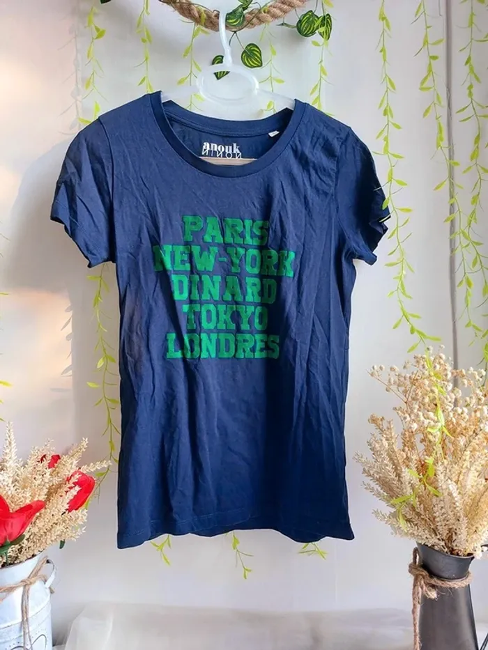 T-shirt Anouk – S – Bleu – État : Excellent