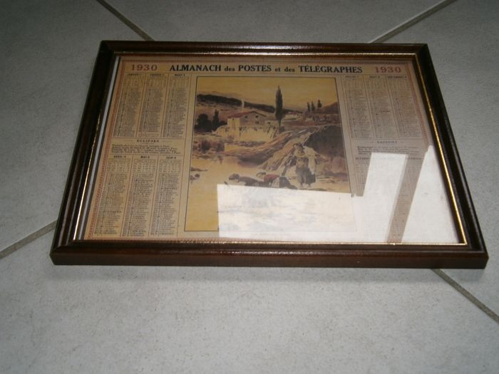 Cadre "Calendrier 1930" - photo numéro 2