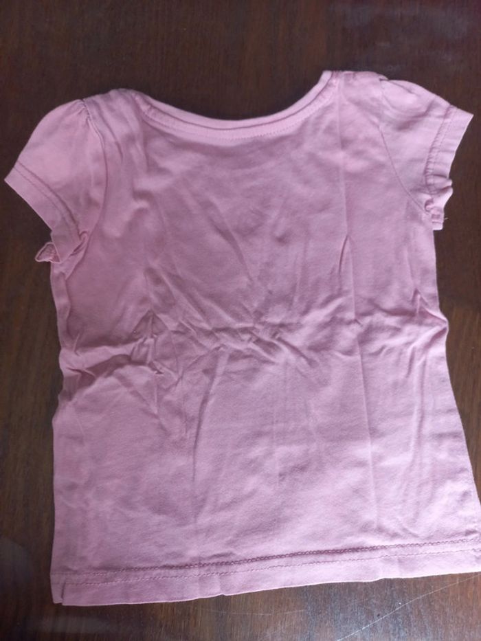 T-shirt rose manches courtes  young dimension 36mois 98cm - photo numéro 2
