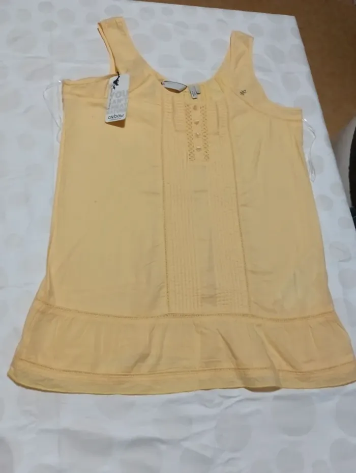 Tee shirt débardeur blouse femme Oxbow taille 44 neuf