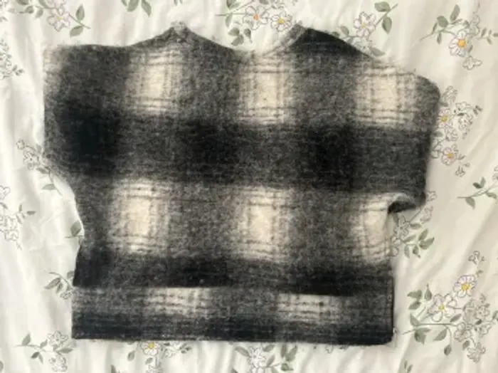 Pull à carreaux Mango - photo numéro 2
