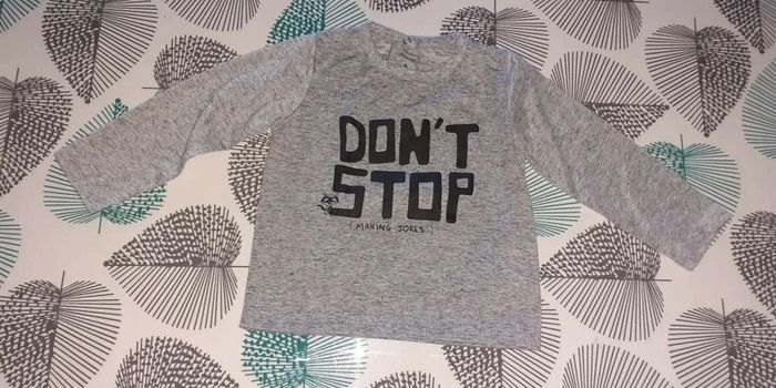 Tee-shirt manches longues vert baudet 18 mois - photo numéro 2