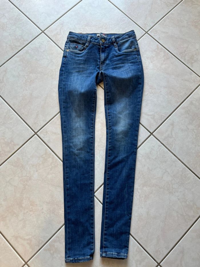 Jeans fille Kaporal /14 ans / Bleu / Très bon état
