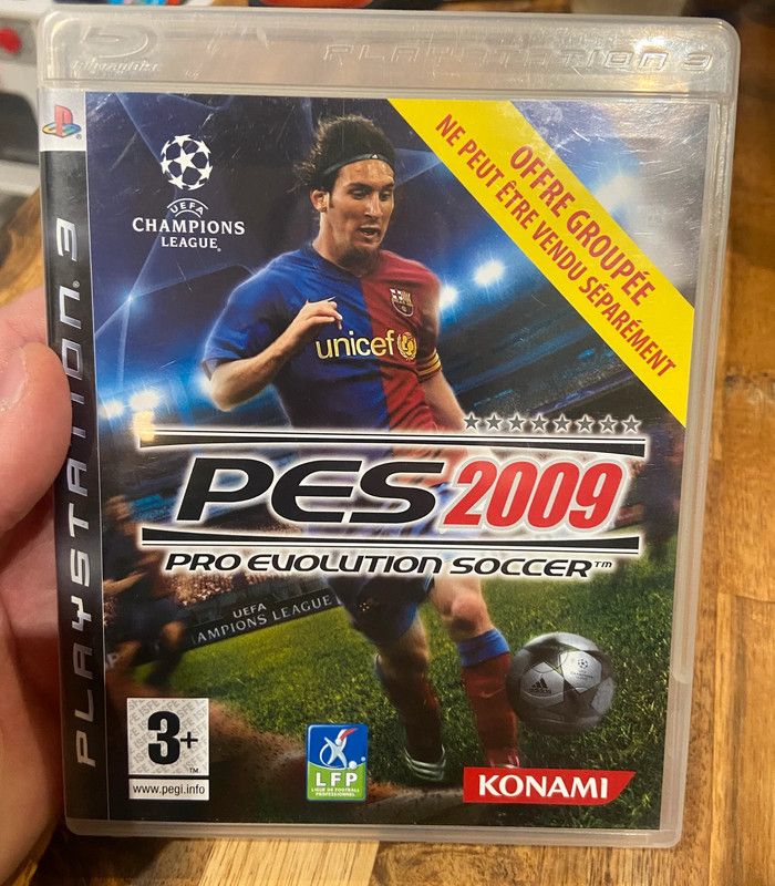 Pes 2009 jeu du pack ps3