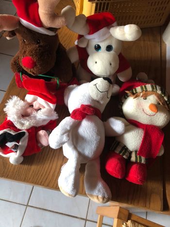 Lot peluche noel