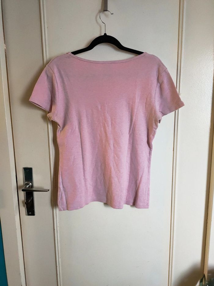 T-shirt sport rose clair - photo numéro 4