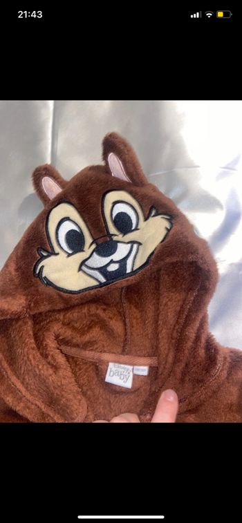 Robe de chambre disney tic et tac