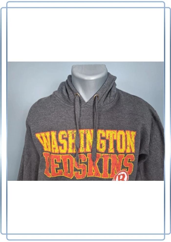 sweat a capuche / Hoodie vintage NFL / homme taille L / sérigraphie / washington redskins - photo numéro 2