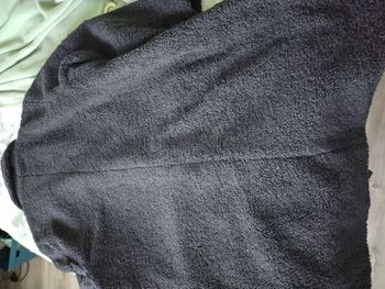 Manteau maille bouclette 