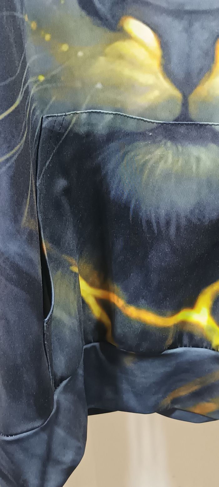 Sweat à capuche imprimé tigre Taille Unique - photo numéro 3