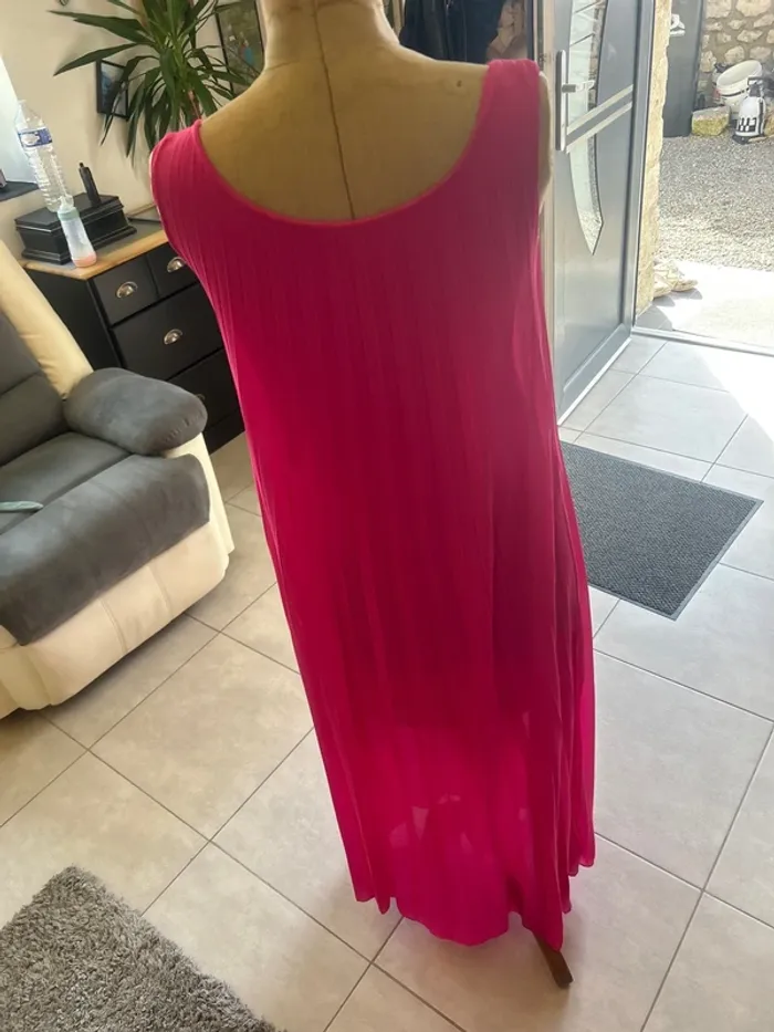 Robe longue femme rose taille 38 taille 40 - photo numéro 5