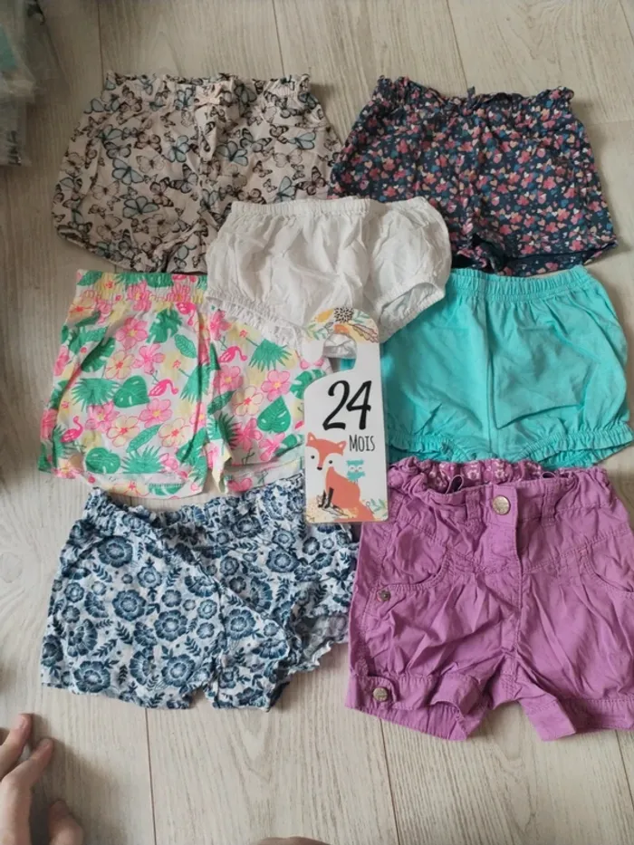 Lot de 6 shorts + 1 bloomer
