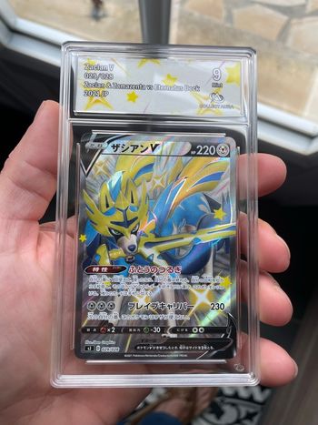 Pokémon carte gradée Zacian V FA Deck CA9